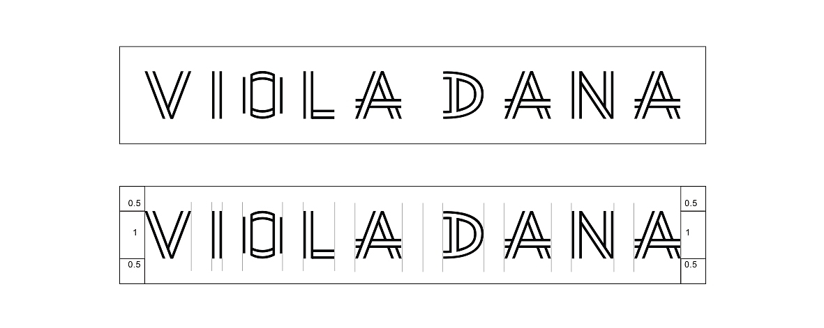 《Viola Dana》服装品牌LOGO设计