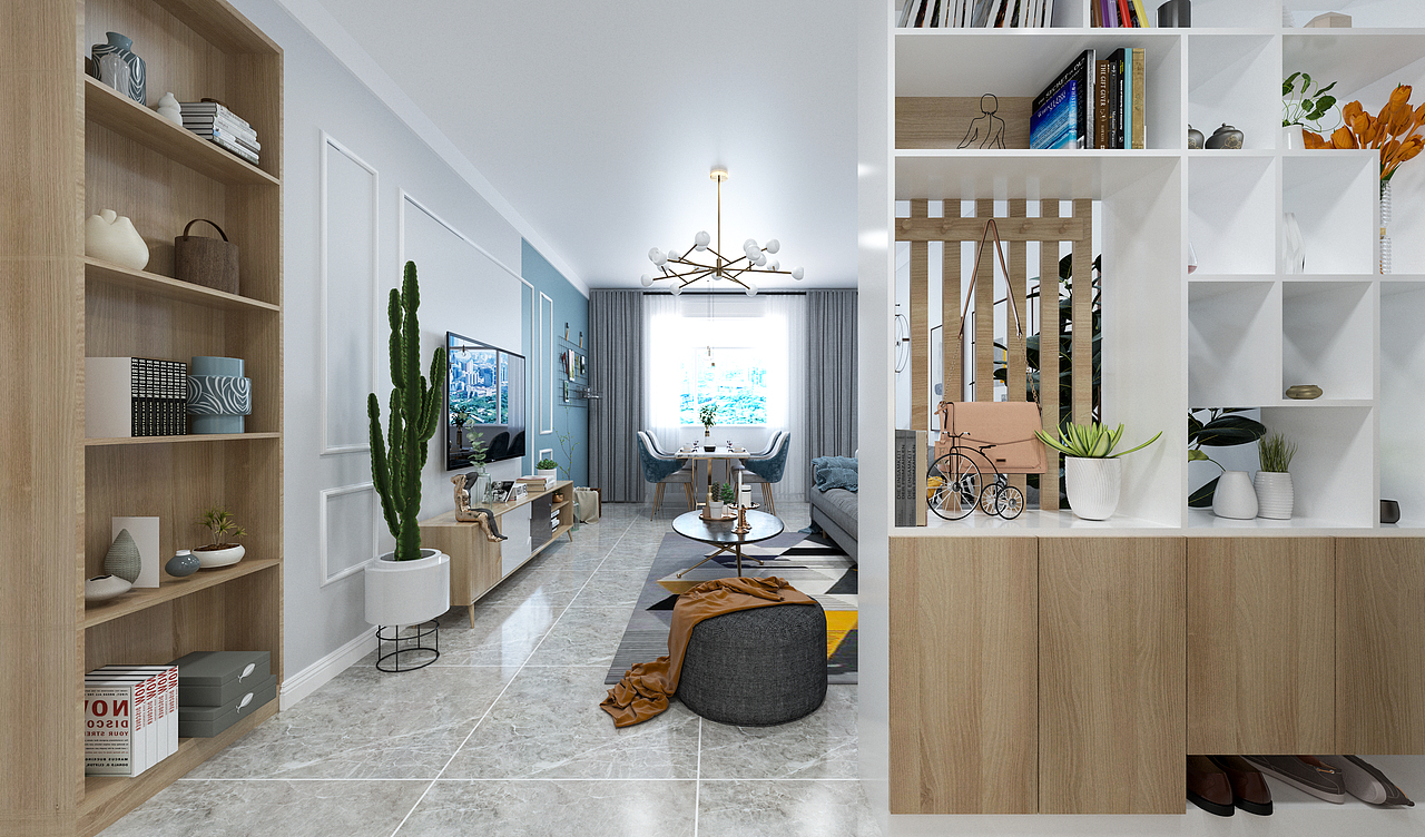 北欧|简约三居室