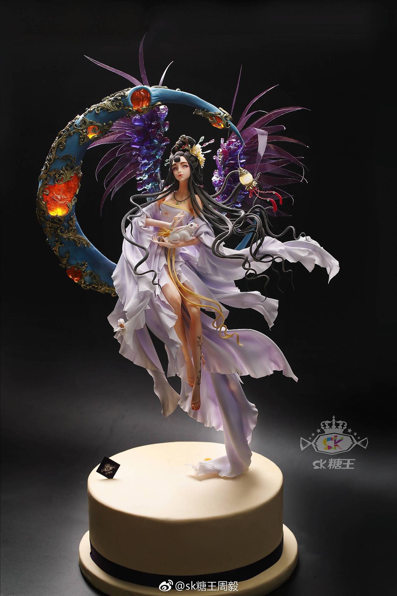 【sk糖王】翻糖人偶-嫦娥（图ZMTI2NzI1NjQ4） - 手办/模玩 - 站酷设计师糖王周毅团队原创素材 - 站酷ZCOOL