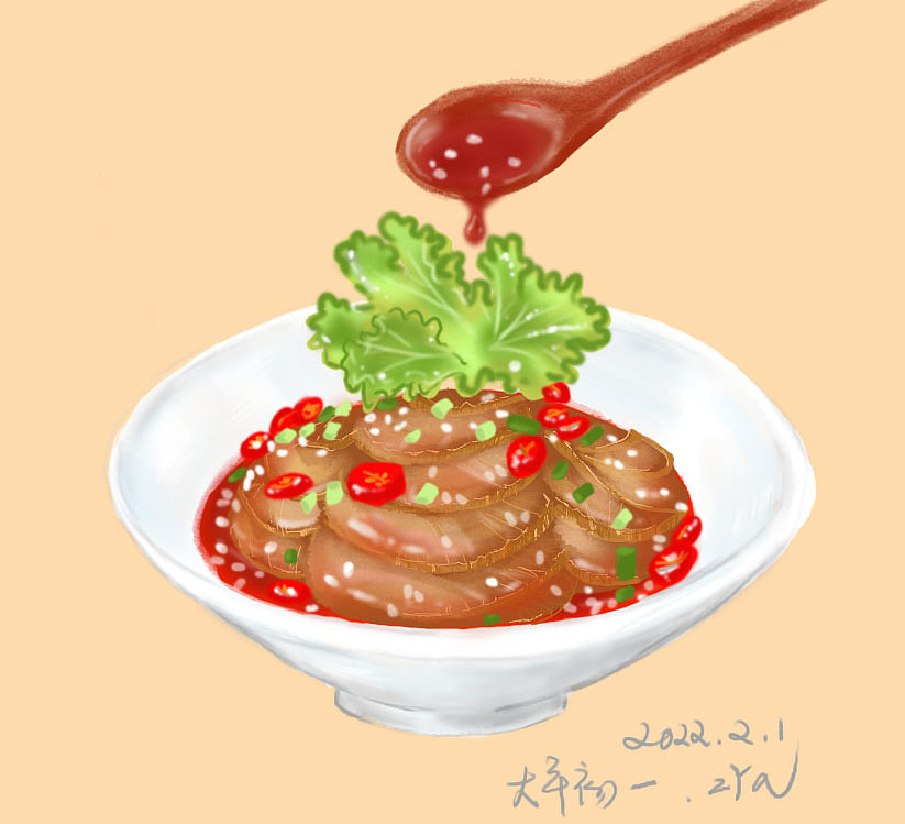 画个美食练练手（图ZMjg2OTA3MzU2） - 创作习作 - 站酷设计师豆包布原创素材 - 站酷ZCOOL