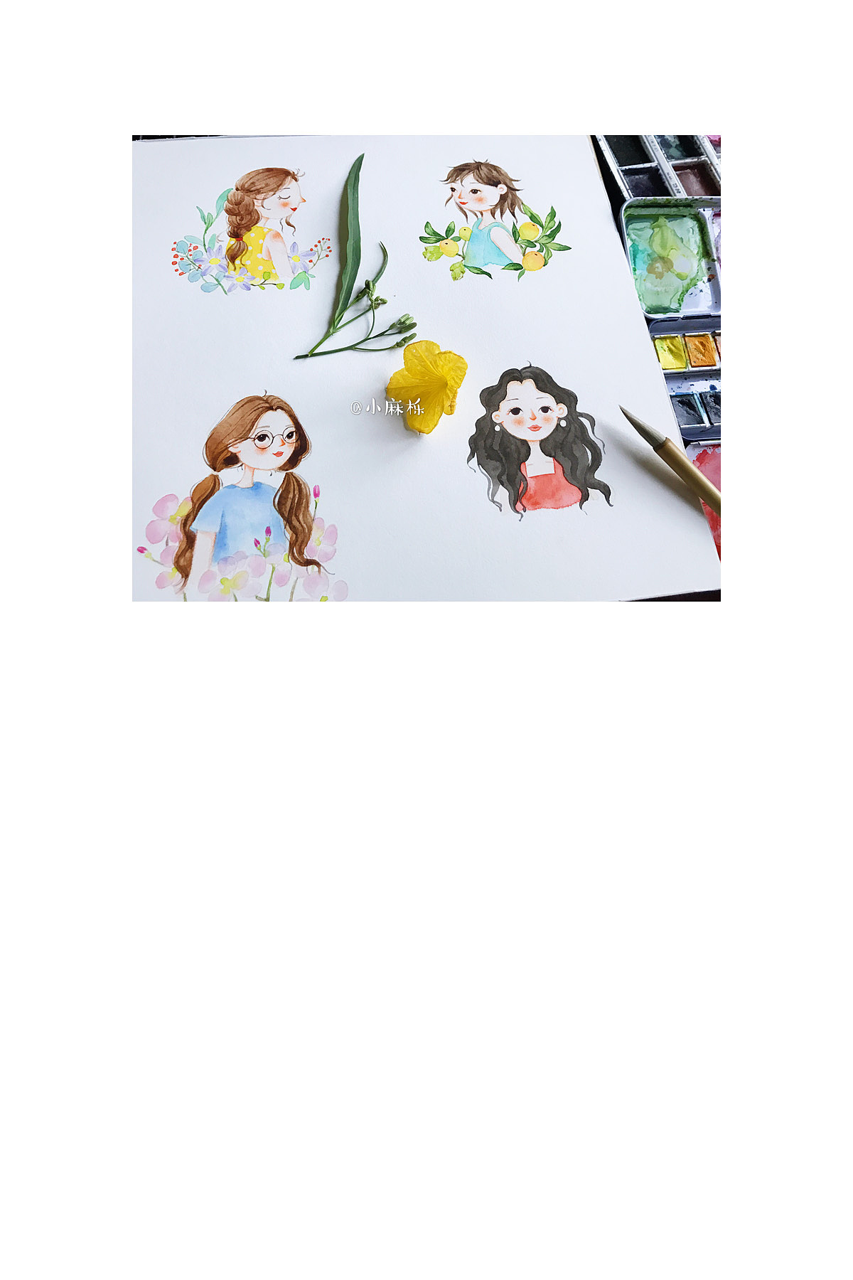 夏日的花与小仙女