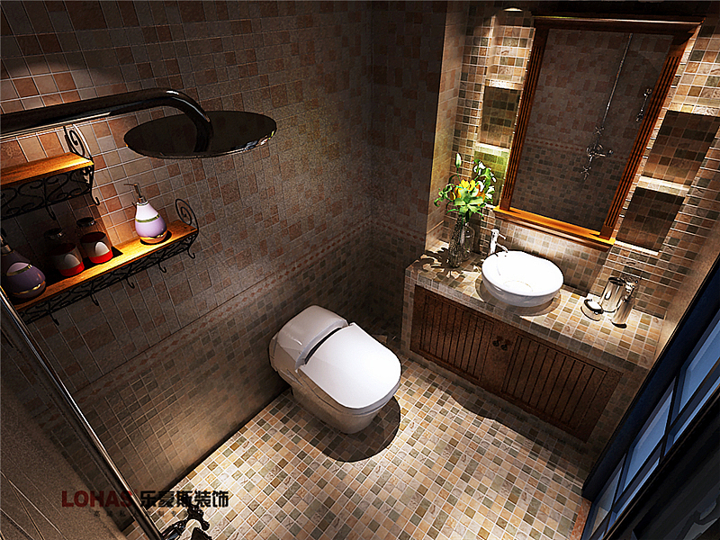 芳泽园89平两室装修效果图