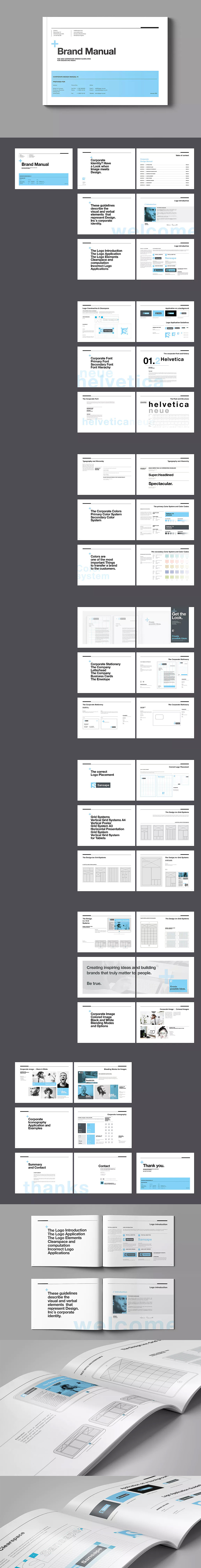 21套vi手册vi品牌产品画册企业视觉识别系统图册排版id素材模板源文件
