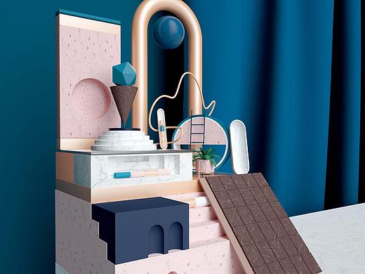 C4D作品（個(gè)人主頁-ZNDAzNDA3MjQ=） - 電商 - 站酷設(shè)計(jì)師界世的人星喵原創(chuàng)素材 - 站酷ZCOOL