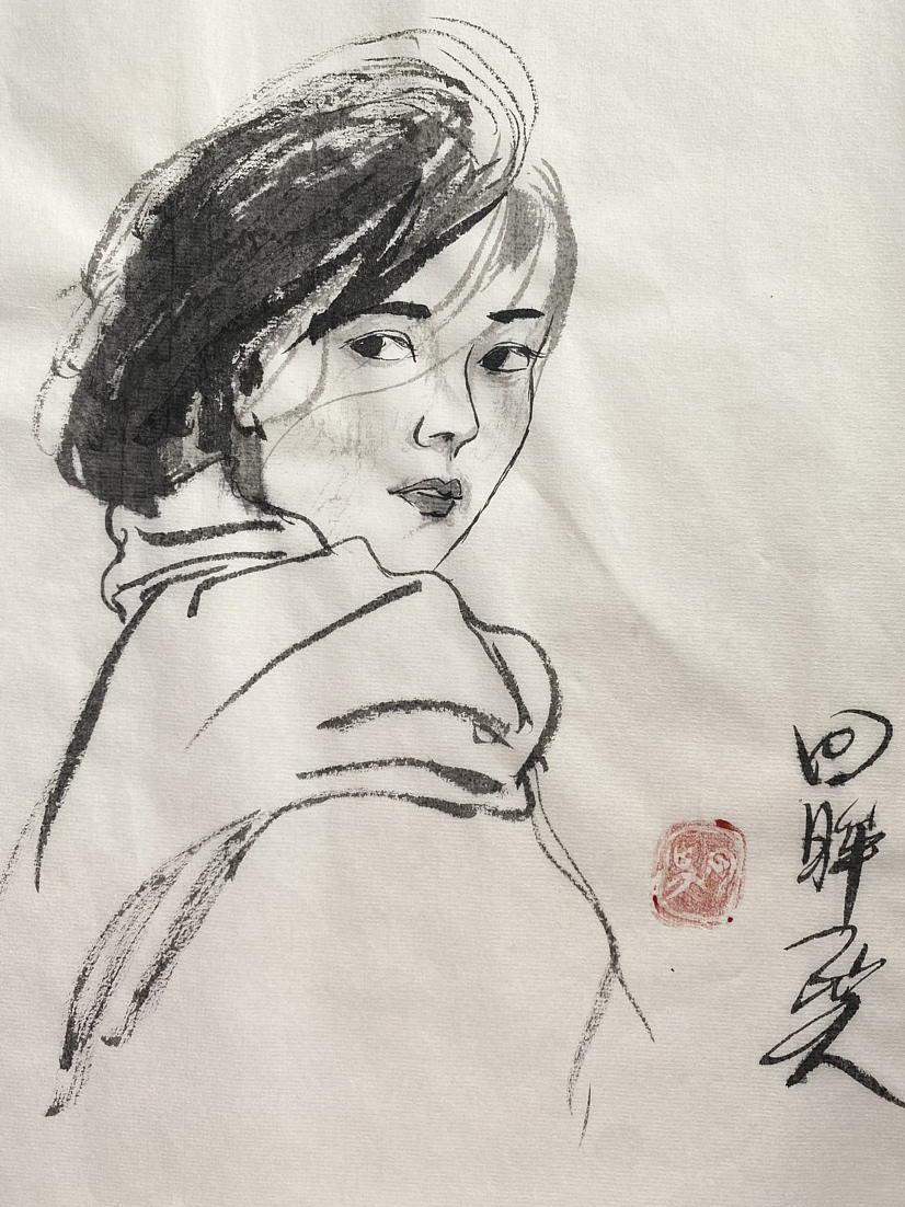 水墨画｜头像（图ZMzQxNTU2MzEy） - 绘画 - 站酷设计师夏五花原创素材 - 站酷ZCOOL