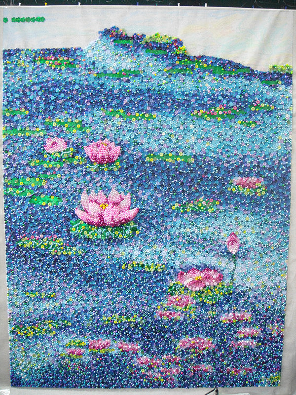 青春答卷2014视觉传达毕业设计综合材料装饰画荷