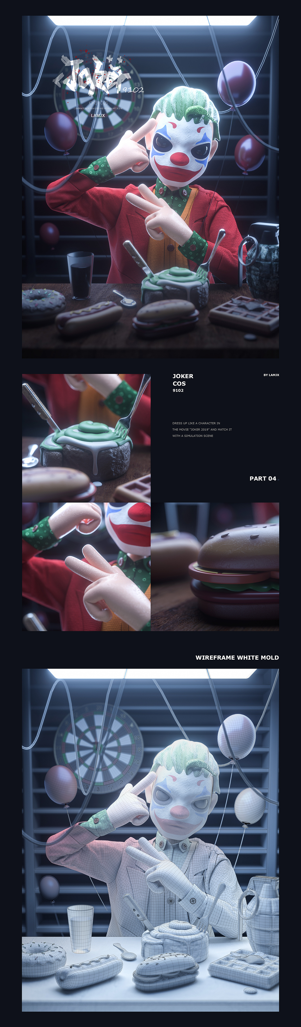 JOKER COS 9102.vision work（图ZMTg3MDExODMy） - 人物/生物 - 站酷设计师XIONGMU_熊木原创素材 - 站酷ZCOOL
