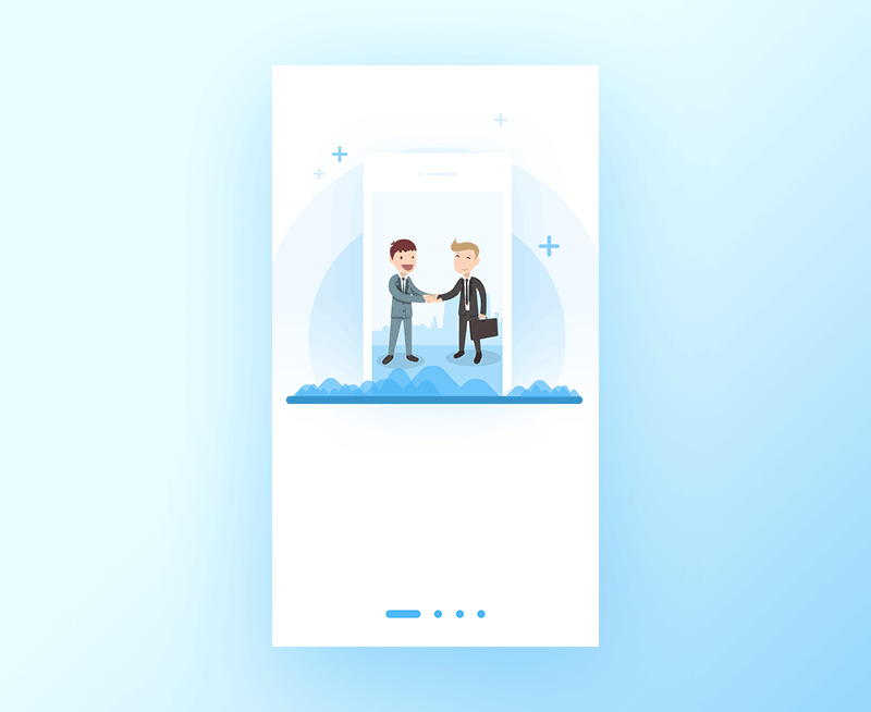 tob类金融引导页（图ZODkyNTQwNTI=） - APP界面 - 站酷设计师catmili原创素材 - 站酷ZCOOL