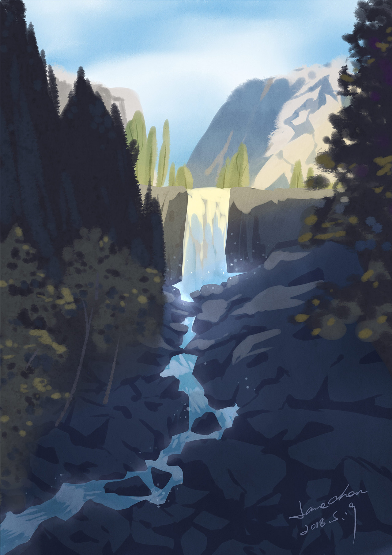 风格尝试（原创）（图ZMTE4NjExNjIw） - 创作习作 - 站酷设计师麦田狸原创素材 - 站酷ZCOOL