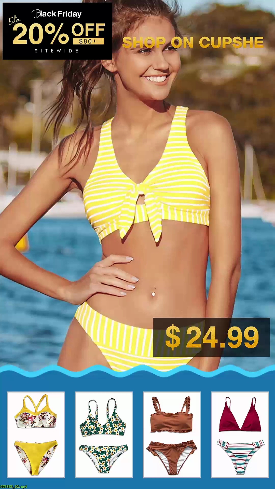 CUPSHE泳装短视频广告