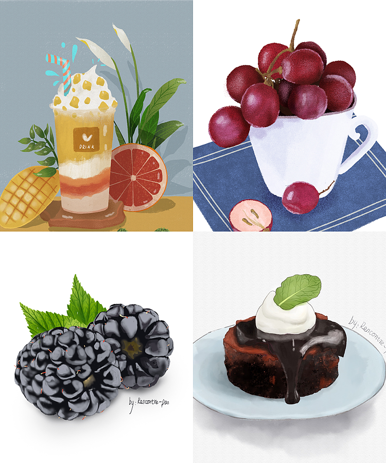 画就对了优秀插画练习来啦,选出你最喜欢的TA吧!