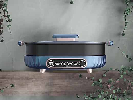 多功能电磁料理锅