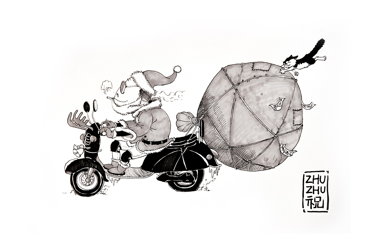 送货战斗鸡（图ZNjkxNzgxMjg=） - 商业插画 - 站酷设计师Zhuzhu_祝原创素材 - 站酷ZCOOL