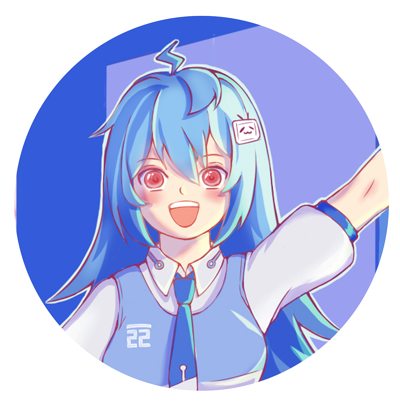 哔哩哔哩～干杯|插画|创作习作|蜜糖冰晶_原创作品-站酷(zcool)