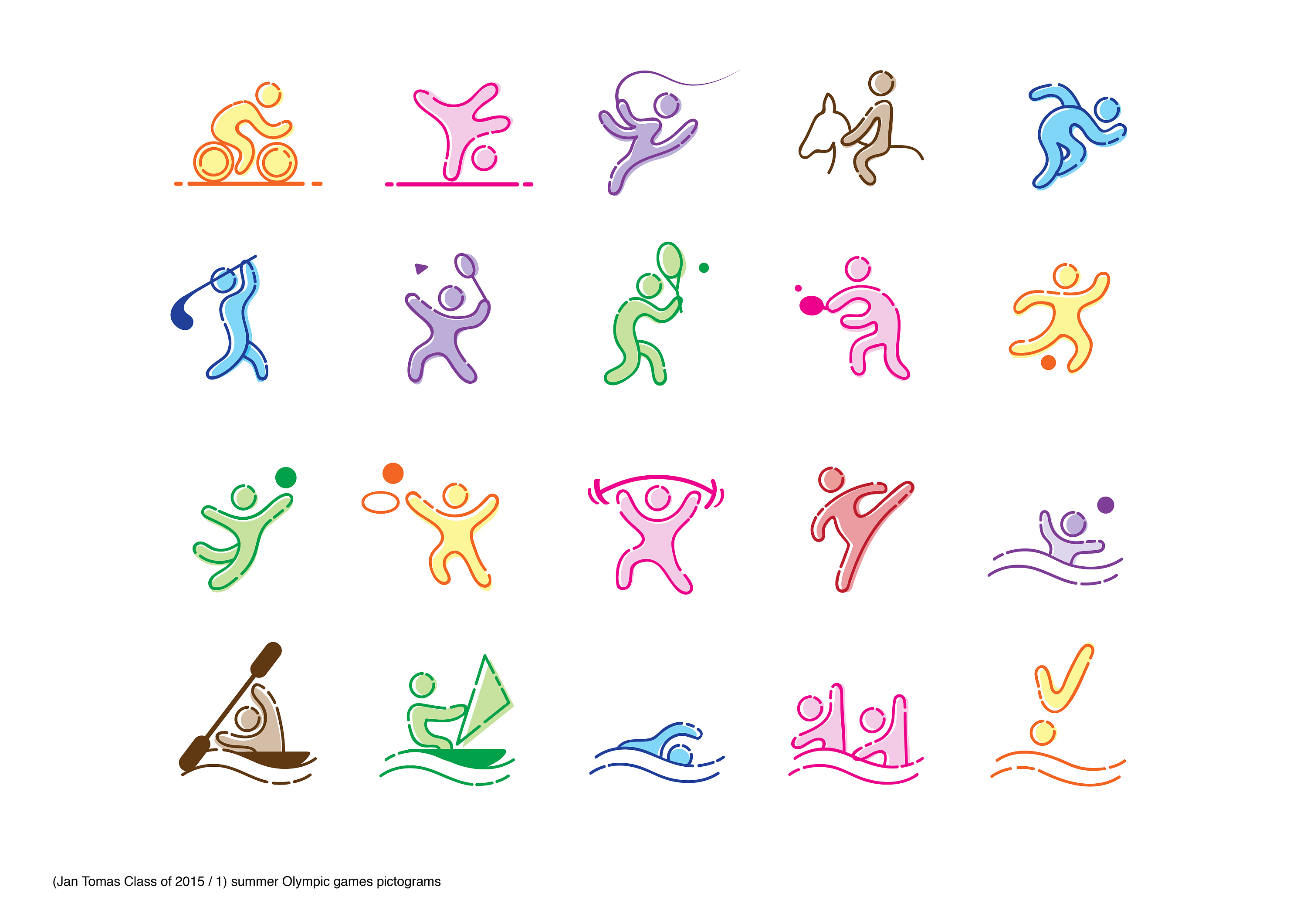 2020东京奥运会体育图标正式发布 - 郑州勤略品牌设计有限公司