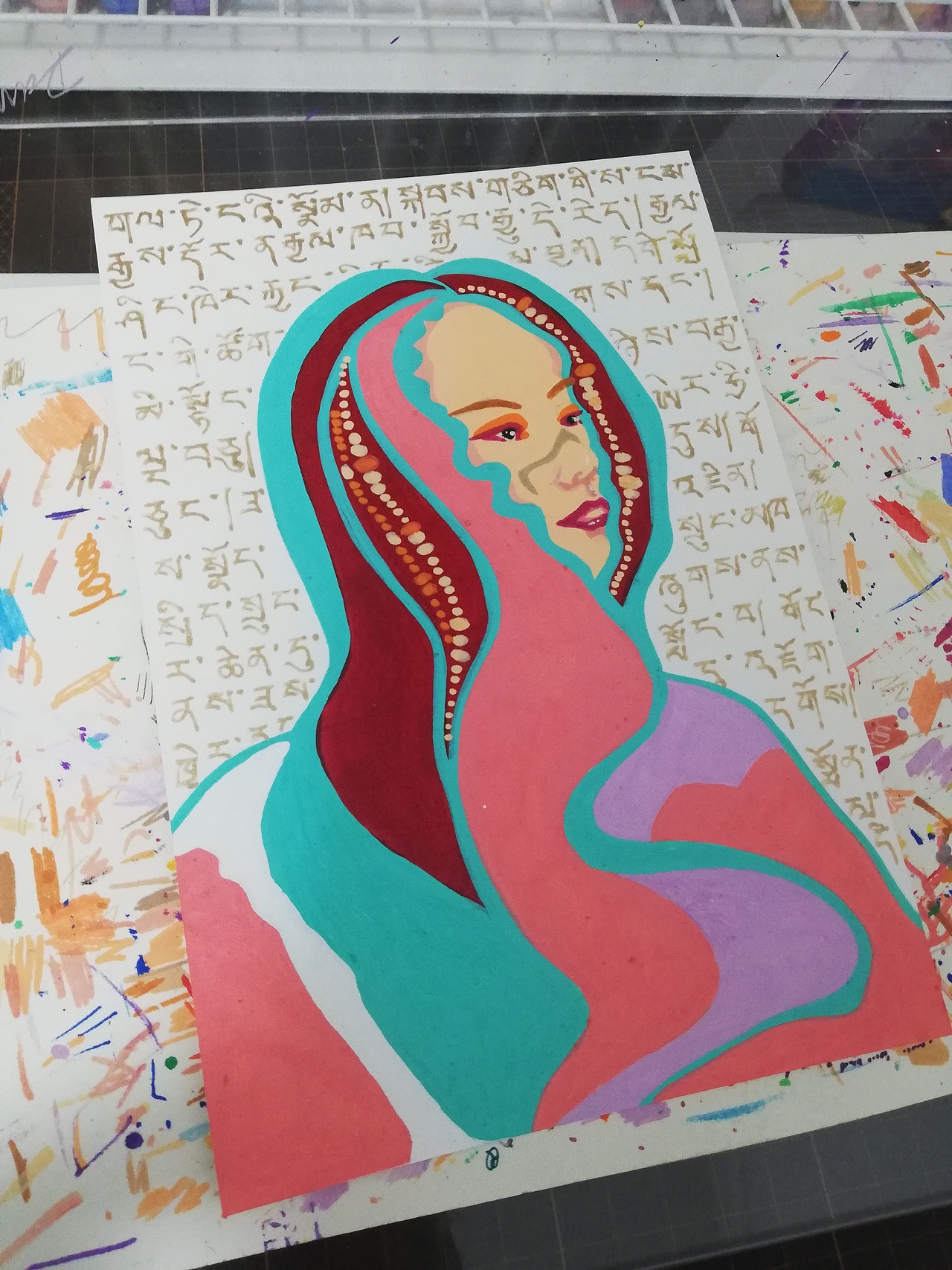 祈福（图ZMjk5NTU5ODQ4） - 创作习作 - 站酷设计师小DENG_原创素材 - 站酷ZCOOL