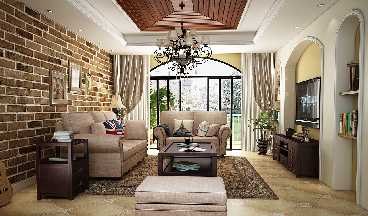 美式沙发，美式家具， 家具3D设计（图ZMzU5Mjk1NTI=） - 生活用品 - 站酷设计师艺帮设计原创素材 - 站酷ZCOOL