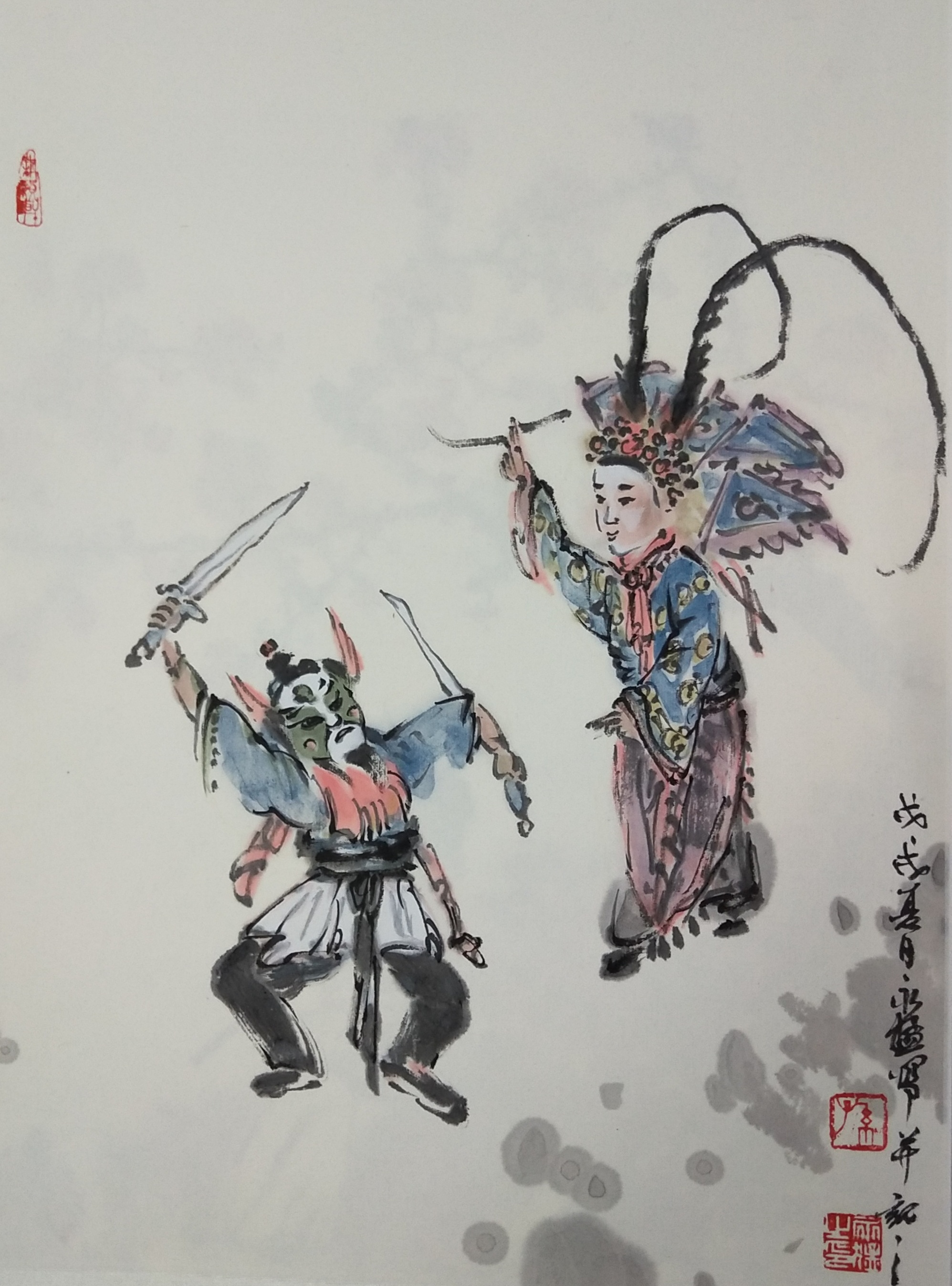 孙永猛水墨皮影作品|纯艺术|国画|孙永猛 - 原创作品 - 站酷 (zcool)