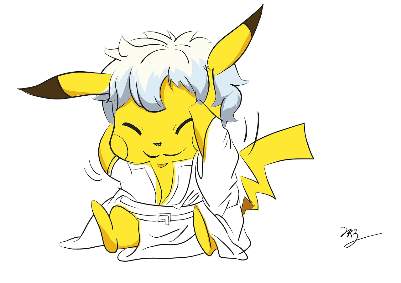 比卡丘临摹练习