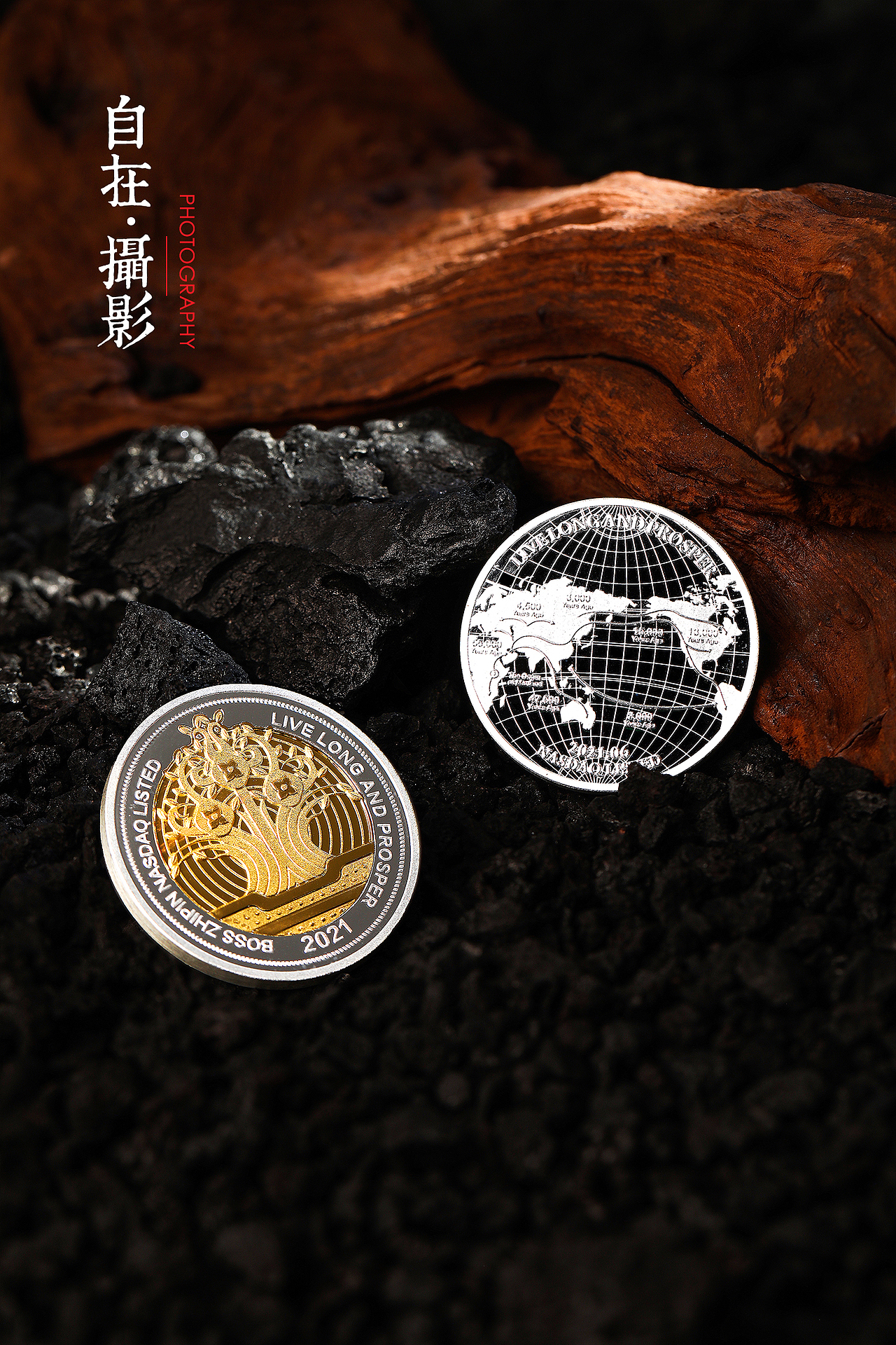 boss直聘|周边|2021纪念金币|银币（图ZMjYyMjQ1Mjky） - 产品摄影 - 站酷设计师悠然雅致摄影原创素材 - 站酷ZCOOL