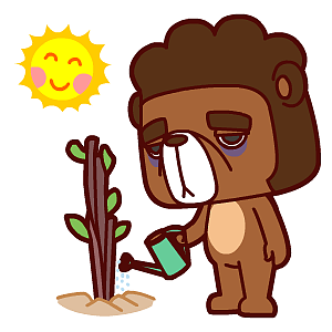 疲倦熊——翔通动漫原创表情