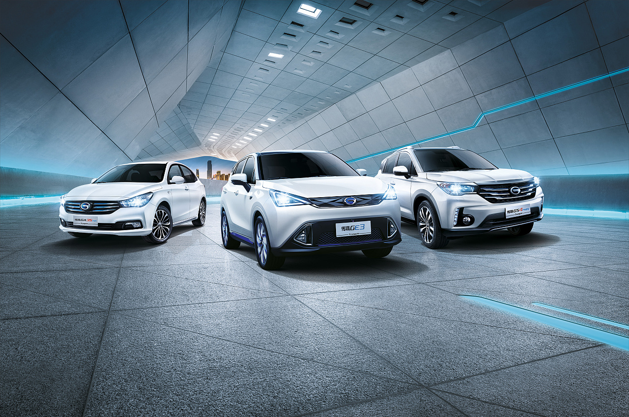 广汽传祺夜景平面广告