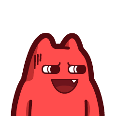 【魔鬼猫表情-当我没说】#半身 动态 拒绝 摆手 不要 心虚 尴尬 ip