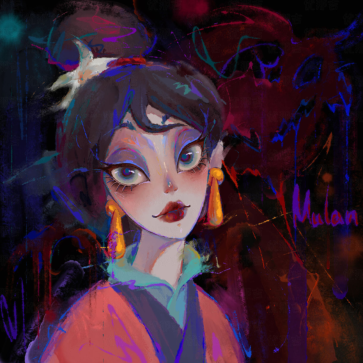 深夜茶话会|暗黑|迪士尼公主反派|动画电影同人|人设