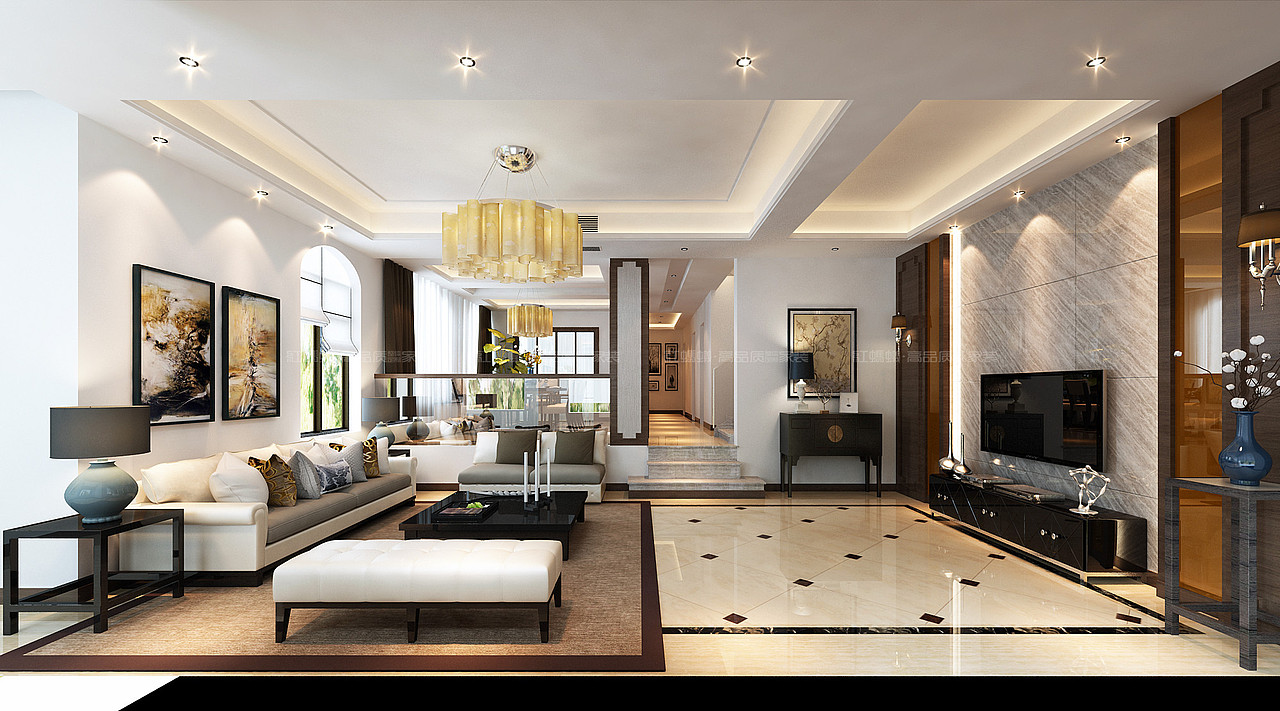 红蚂蚁装饰现代简约中式风格（图ZMTA0OTY1MTgw） - 家装设计 - 站酷设计师江苏红蚂蚁装饰原创素材 - 站酷ZCOOL