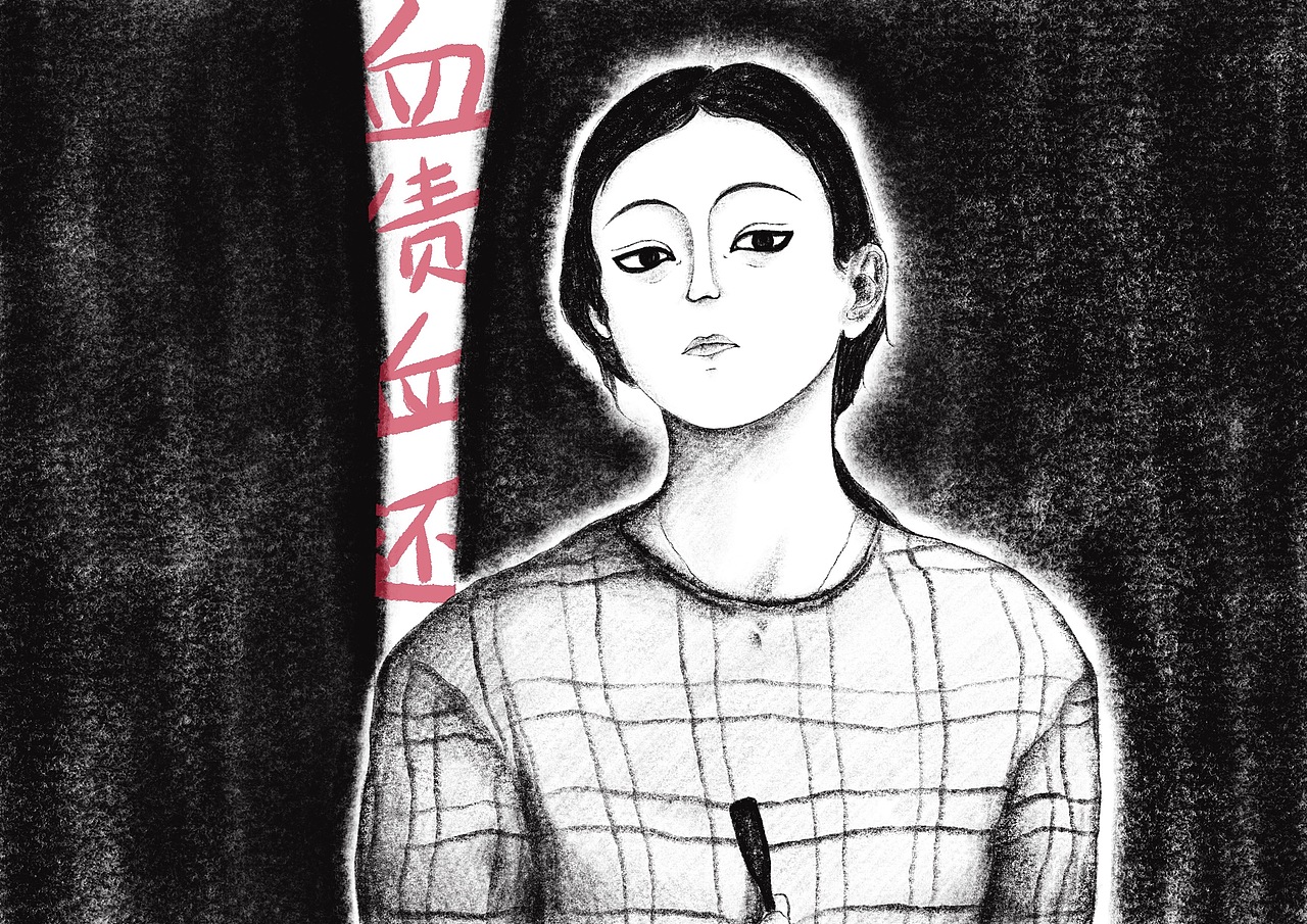 《隐秘的角落》同人插画（图ZMjU0NDc0MzQw） - 创作习作 - 站酷设计师王月亮moon原创素材 - 站酷ZCOOL