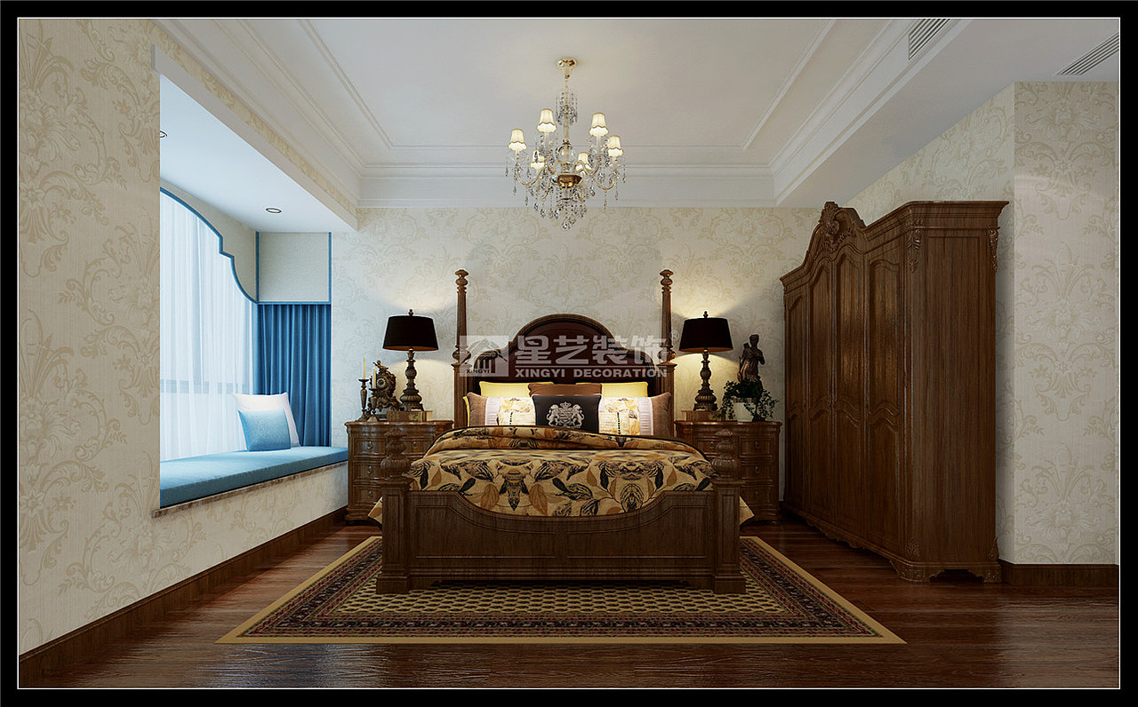 贵阳保利凤凰湾顶楼复式美术风格装修设计!