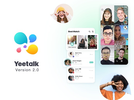 Yeetalk App 2.0 Design