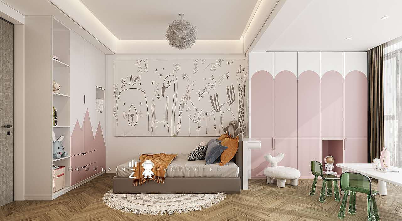山乙建设l儿童房合集（图ZMjIyNjgyMzM2） - 家装设计 - 站酷设计师山乙建设OURSPACE原创素材 - 站酷ZCOOL