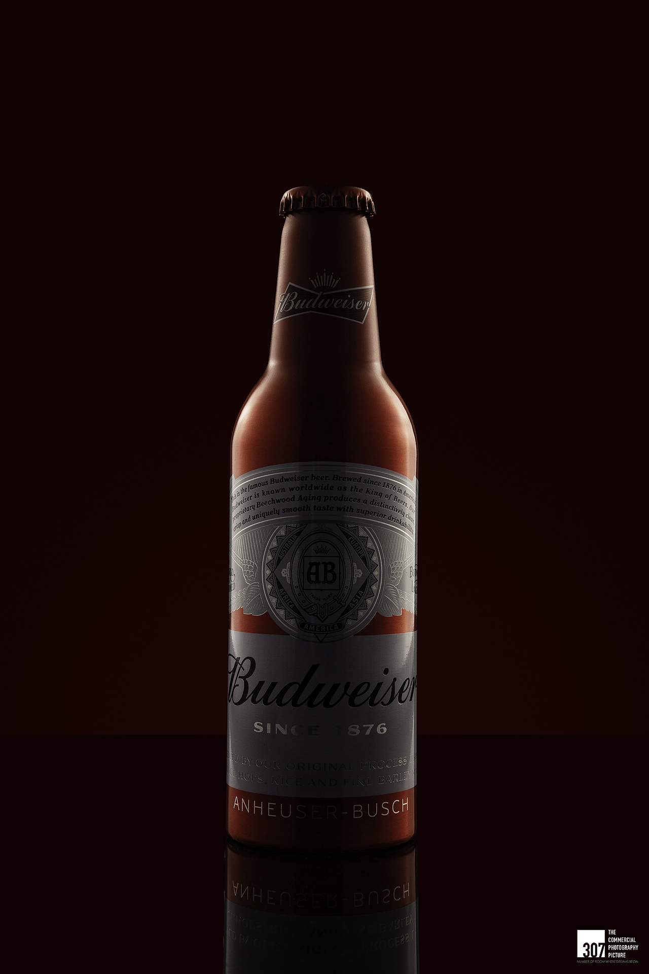 百威啤酒产品摄影