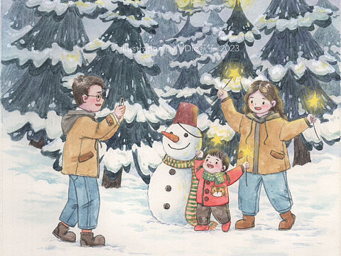 Season｜最近的水彩插画