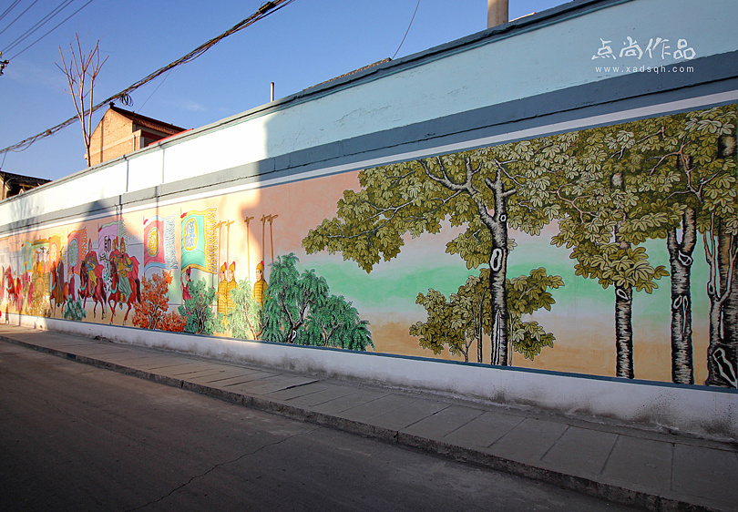 历史人物外墙壁画