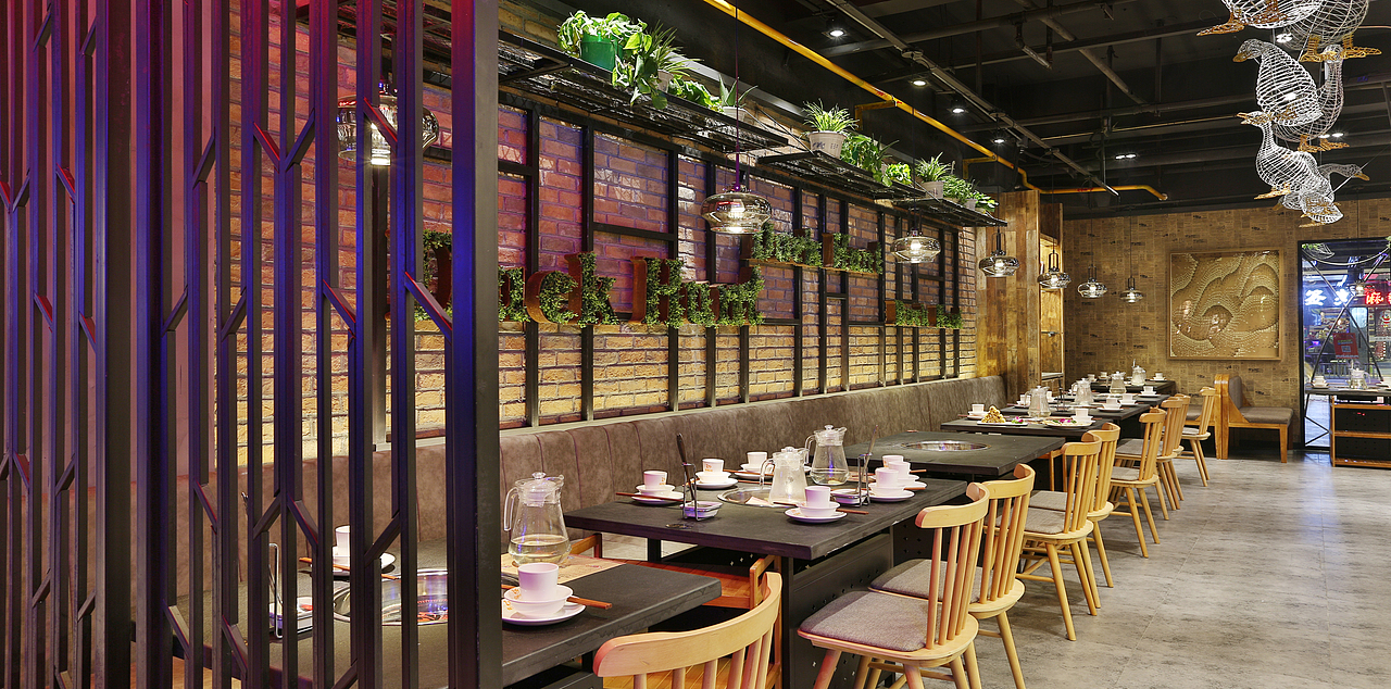 长沙主题餐厅设计-鸭火锅主题餐厅（图ZMTQxOTIzMjI4） - 家装设计 - 站酷设计师婚宴酒店设计公司原创素材 - 站酷ZCOOL