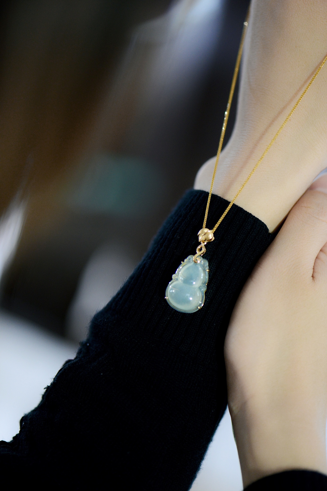 翡翠葫芦吊坠【翡翠葫芦】|手工艺|首饰设计|董沐说宝 - 原创作品