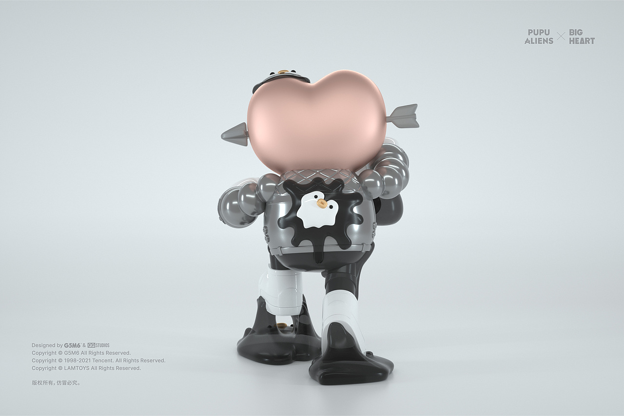 G5M6 | 腾讯PUPU Aliens x BIG HEART联名限量款曝光