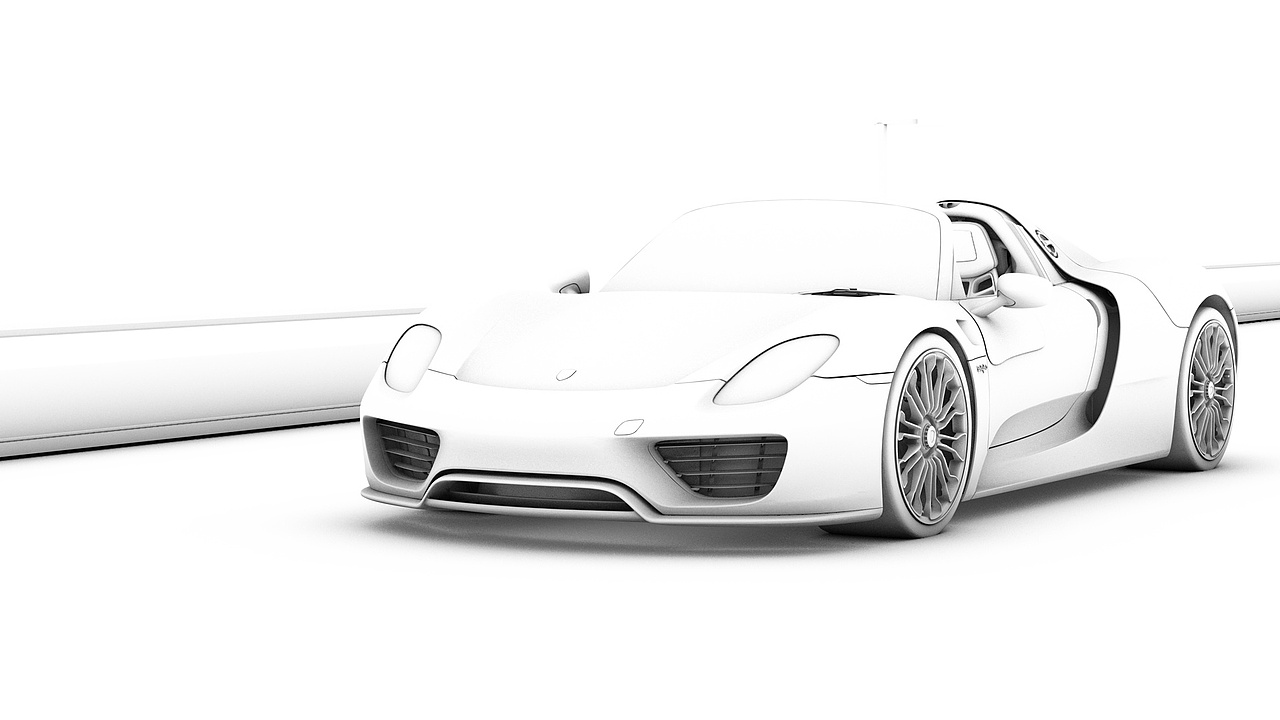 保时捷918（图ZMTk3NjMwODAw） - 机械/交通 - 站酷设计师jxjaouyong原创素材 - 站酷ZCOOL