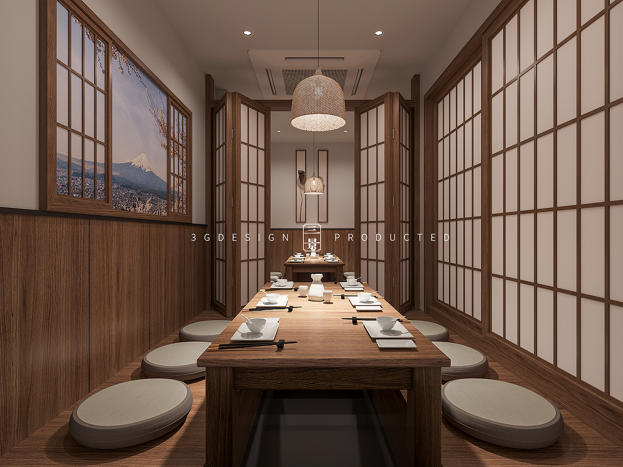 【三景装饰】意寿司日料店（图ZMjkyNzA1Njk2） - 酒店餐饮设计 - 站酷设计师sjzs原创素材 - 站酷ZCOOL