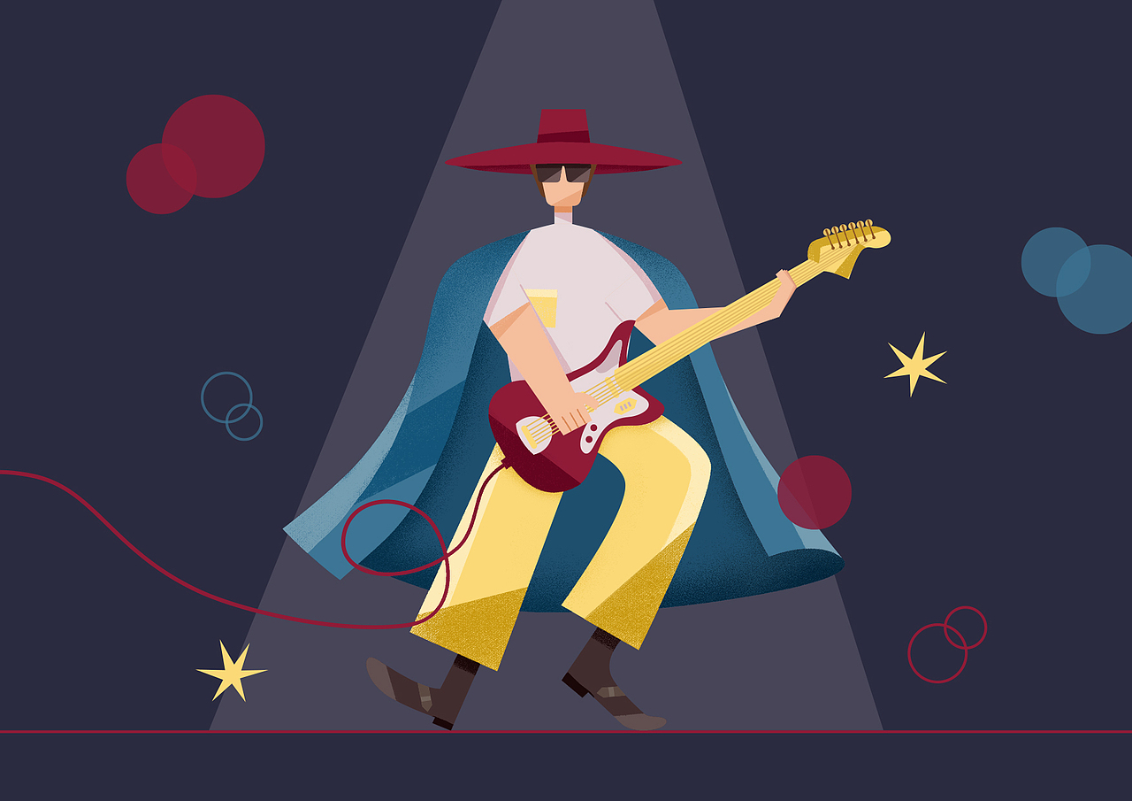 乐队的夏天（图ZMjEzNTc4NzQw） - 创作习作 - 站酷设计师木果LuccaM原创素材 - 站酷ZCOOL