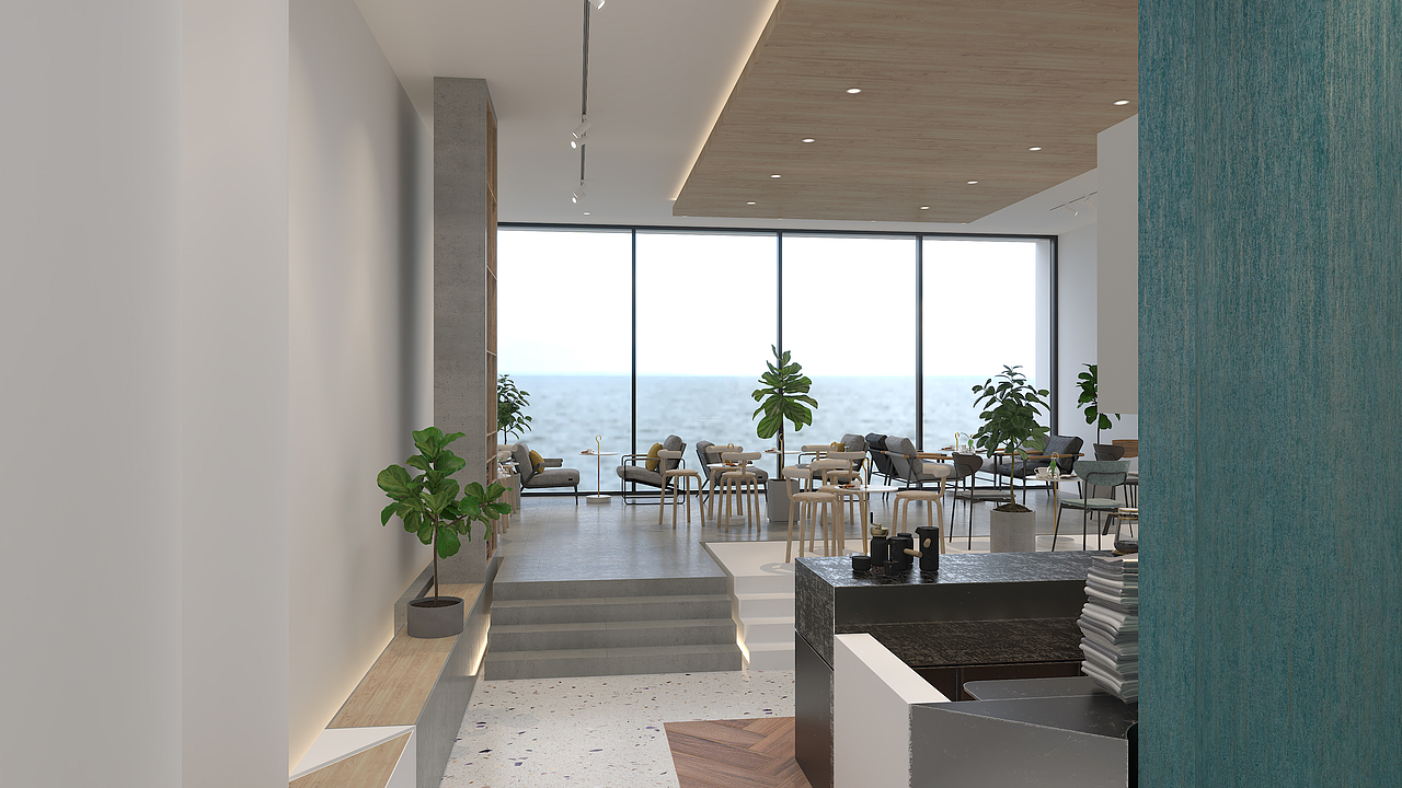 孤岛  咖啡 终端形象原创设计方案