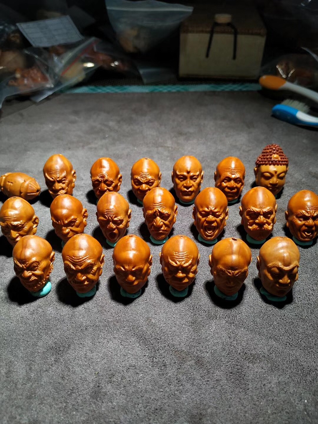 写实十八罗汉（图ZMTQwODkyMTYw） - 手办/模玩 - 站酷设计师依人核趣原创素材 - 站酷ZCOOL