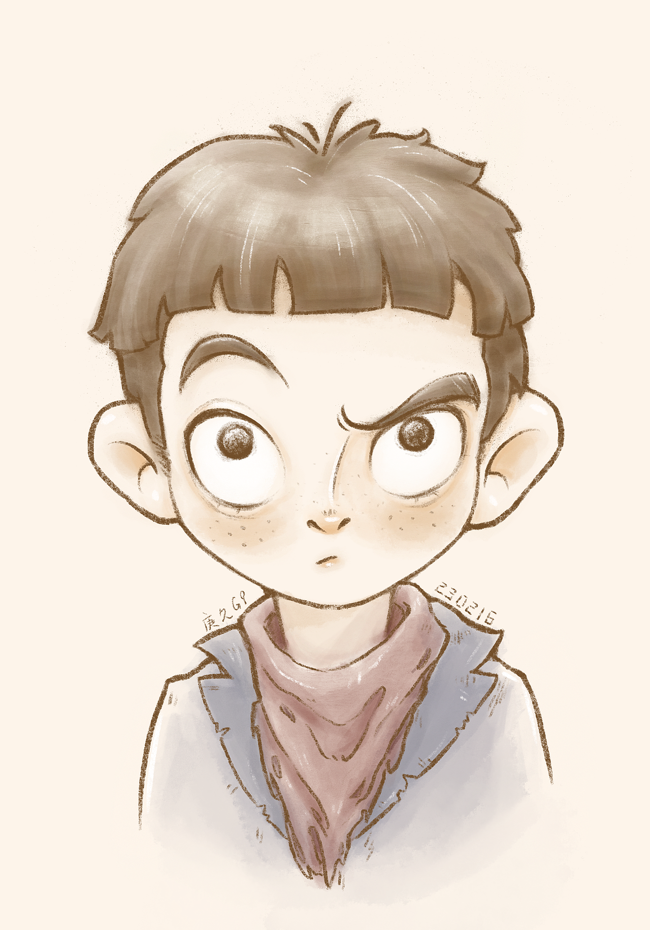 【頭像】梅林傳奇（圖ZMzMxODA5ODQ4） - 兒童插畫 - 站酷設(shè)計師庚久G9原創(chuàng)素材 - 站酷ZCOOL