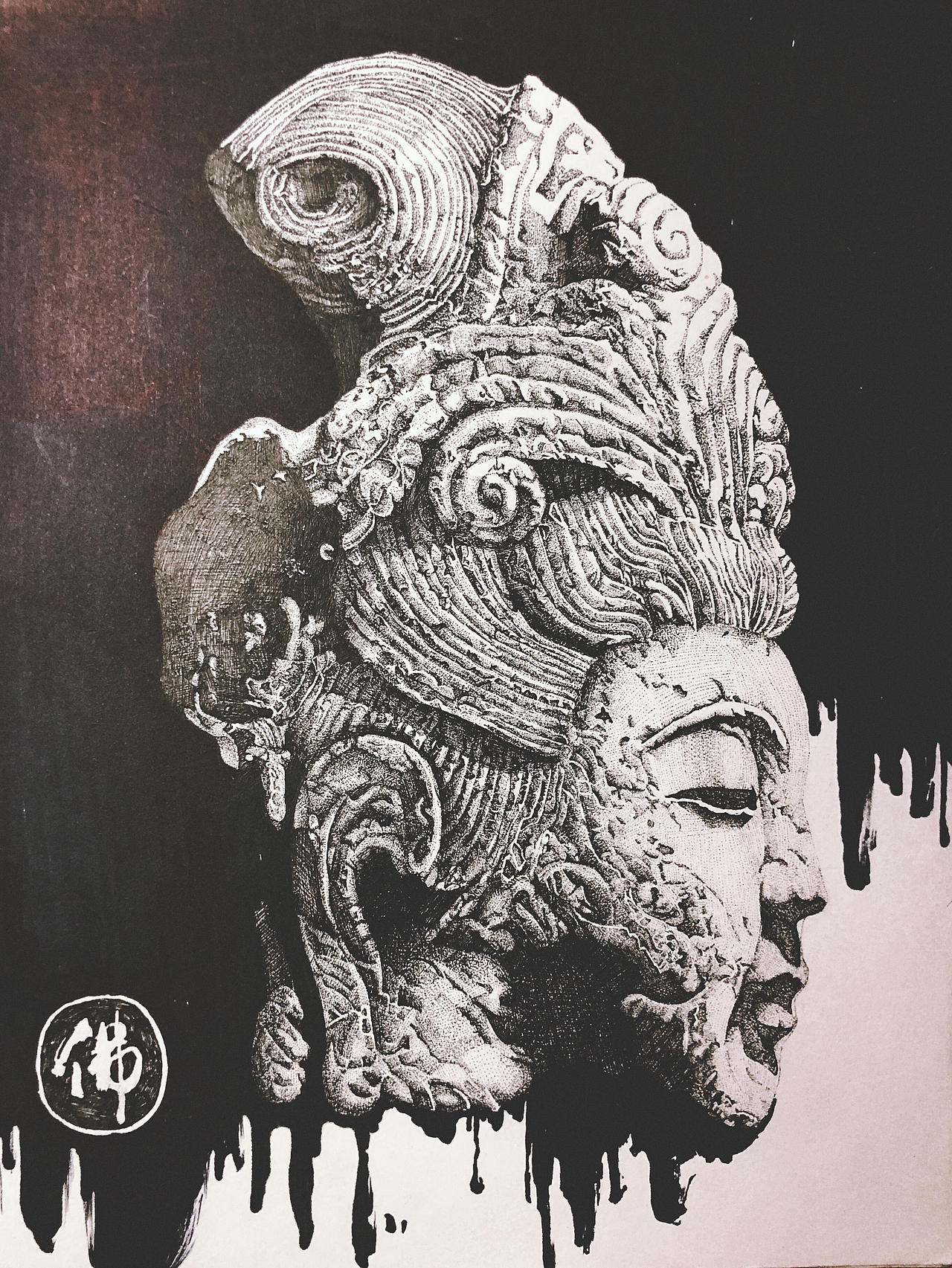 《靜》（圖ZMTcwMjI1NzMy） - 繪畫 - 站酷設(shè)計(jì)師那么一點(diǎn)點(diǎn)酷原創(chuàng)素材 - 站酷ZCOOL