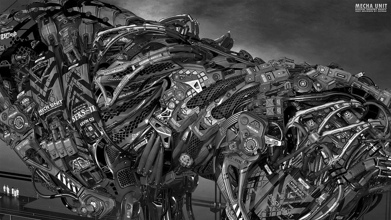 Different Channel tests of Mecha Tiger（图ZMjY5MzMxMTg4） - 人物/生物 - 站酷设计师sufengphoenix原创素材 - 站酷ZCOOL