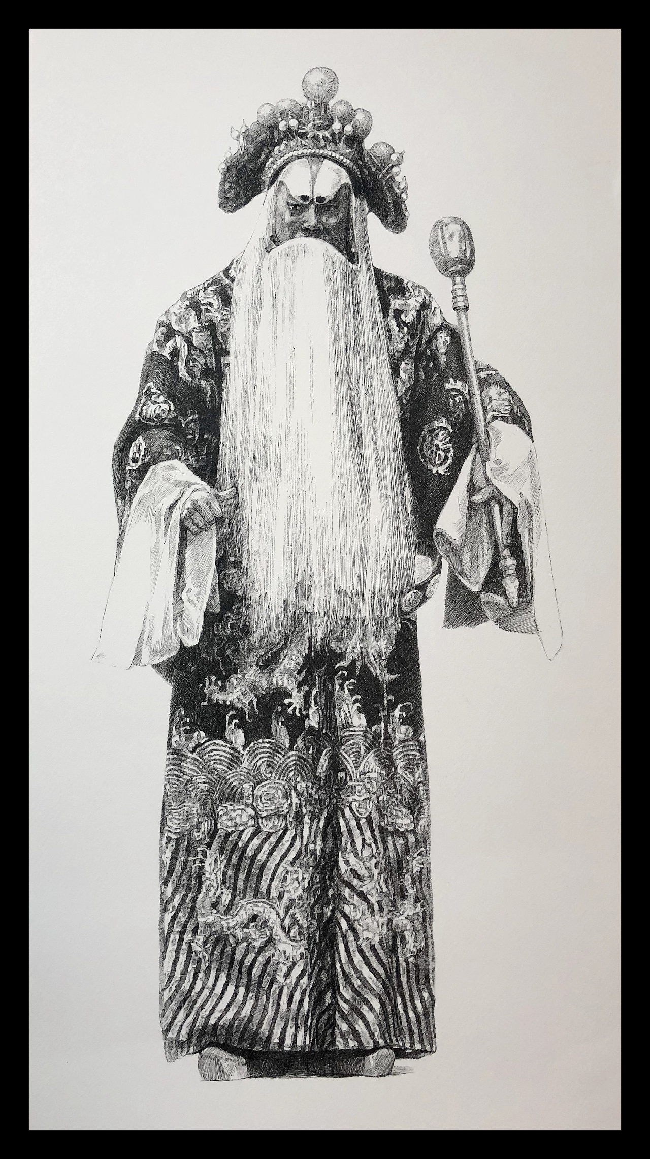 京剧人物-徐延昭|纯艺术|绘画|绘南画北 - 原创作品 - 站酷 (zcool)