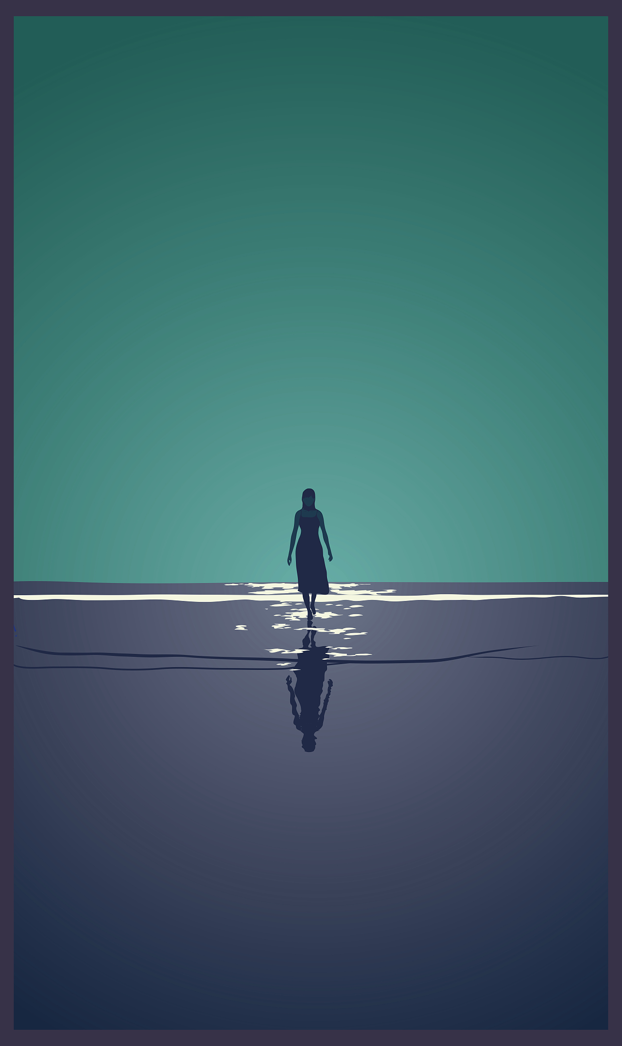 沙滩，落日，少女，（图ZMTMzNDkwMDI0） - 创作习作 - 站酷设计师黑风铃原创素材 - 站酷ZCOOL