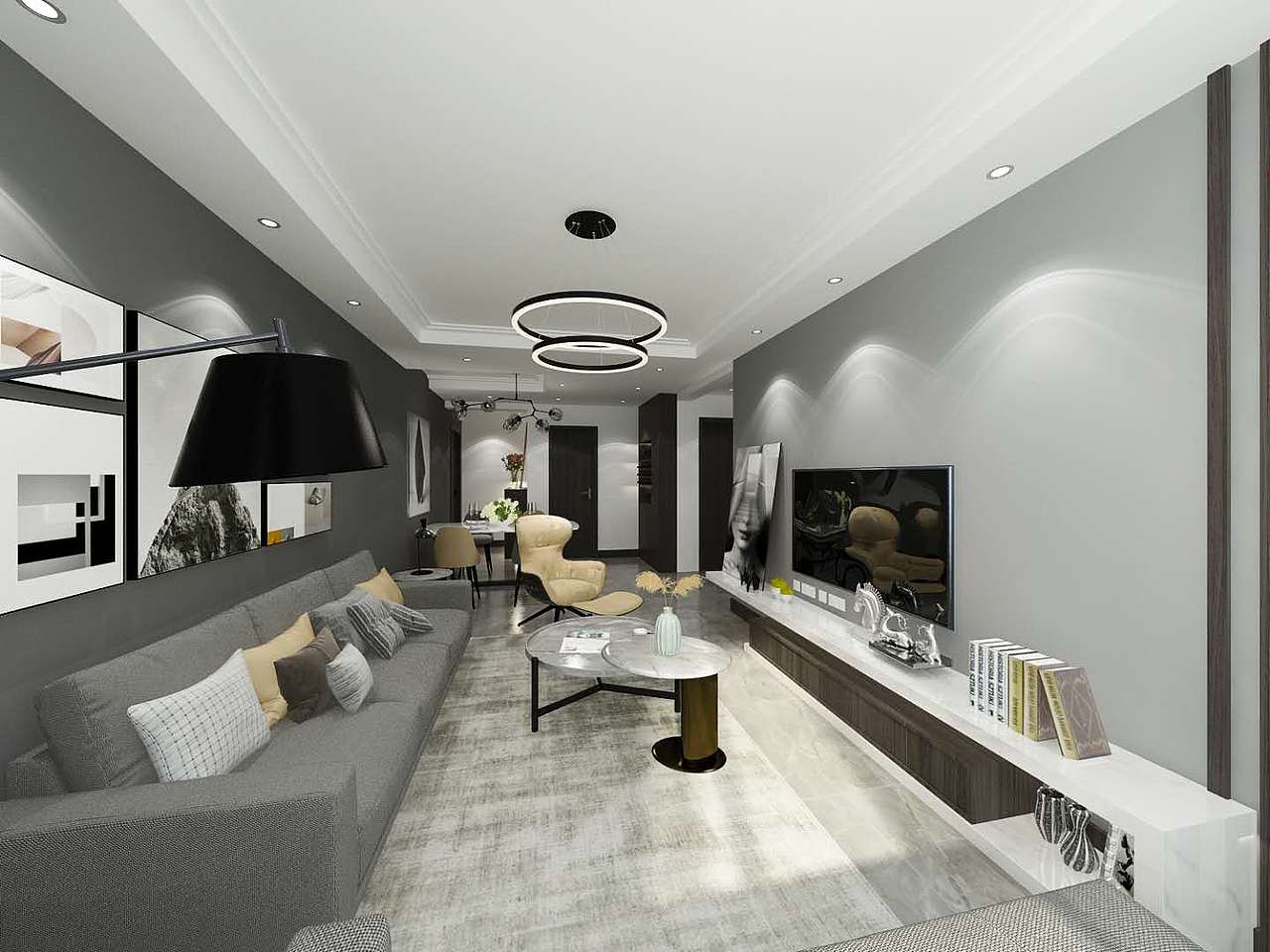 沈阳爱林整装一室一厅装修